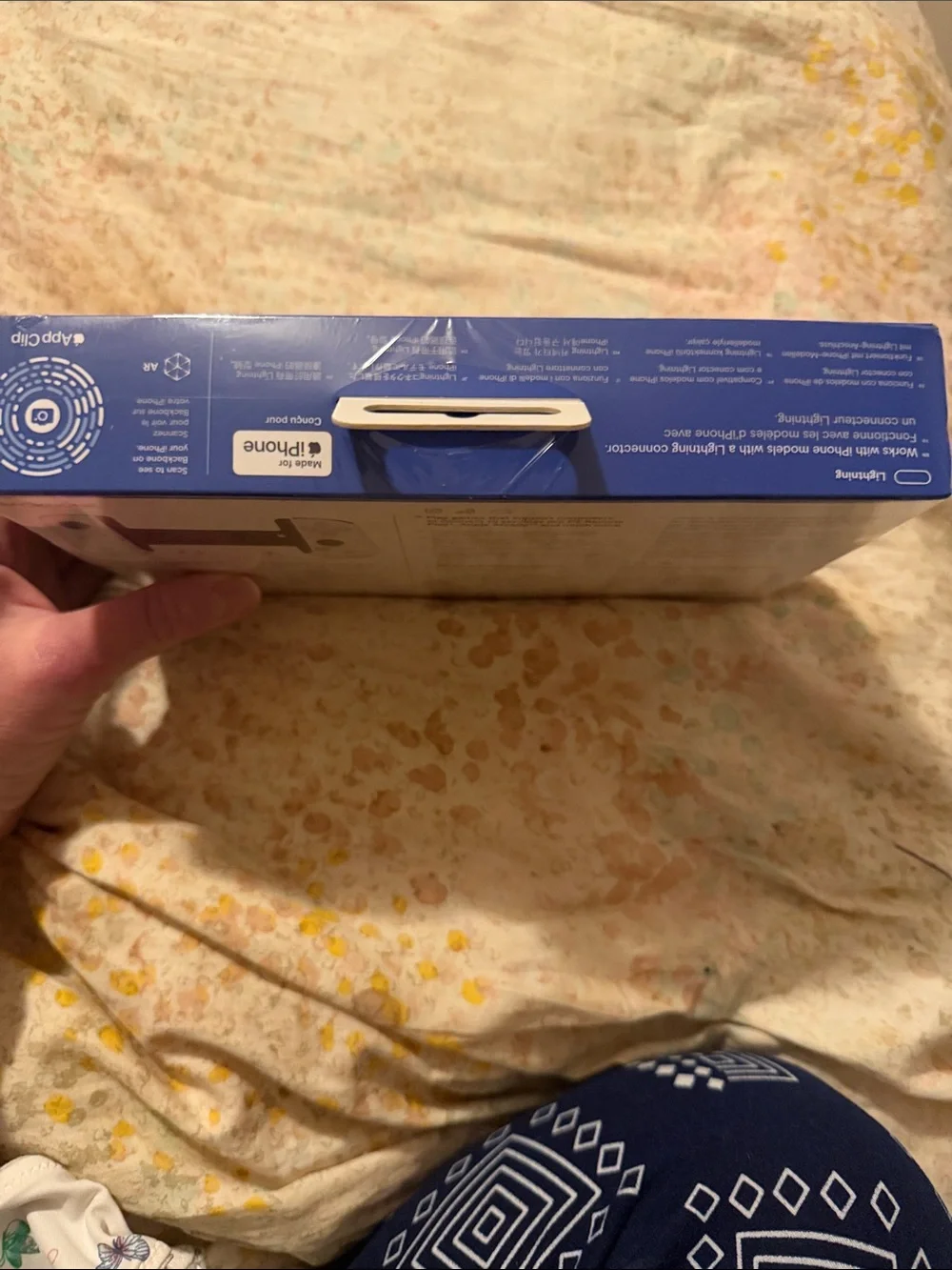 Sony Backbone Mobile Controller — White with Blue Accents